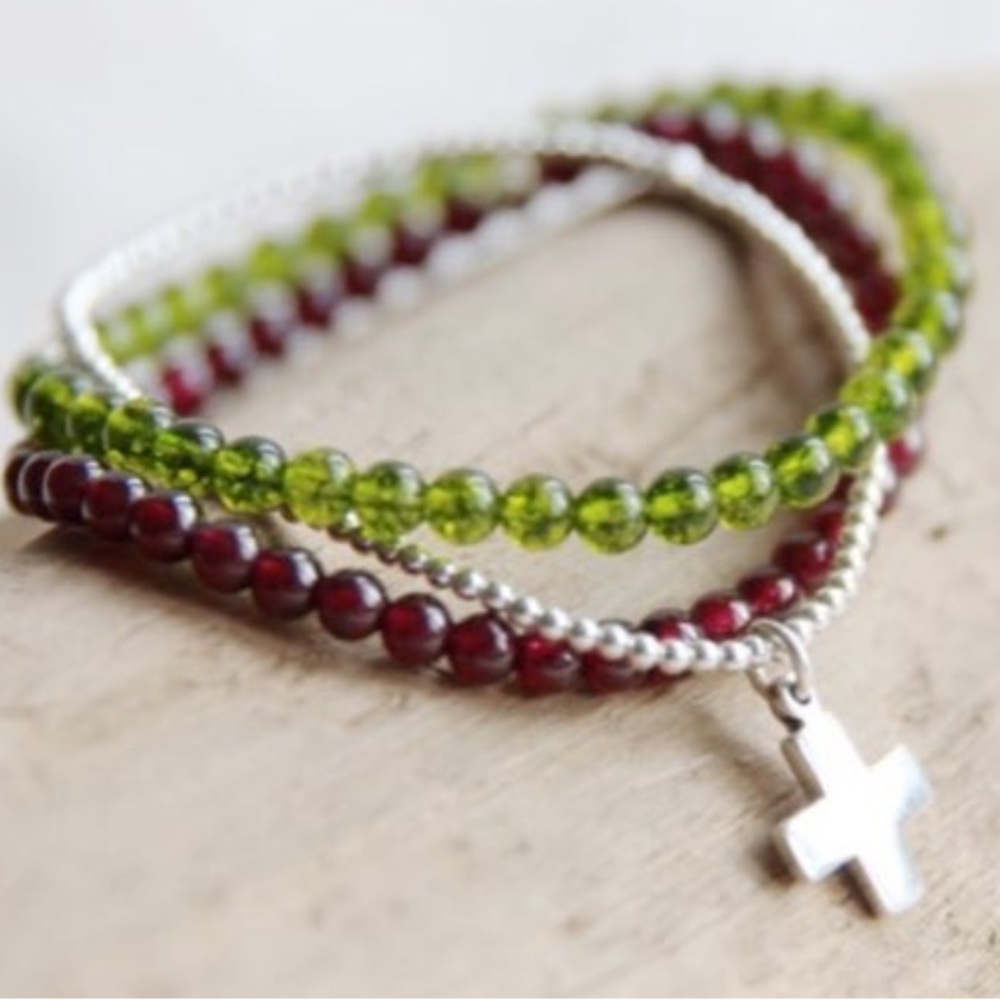 JAI STYLE Peridot Gemstone Bracelet